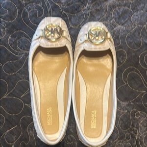 Michael Kors Cream Ballet Flats